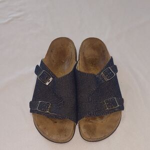 Papillio Blue Denim  Sandals  7.5 To  8 Used Condition .
